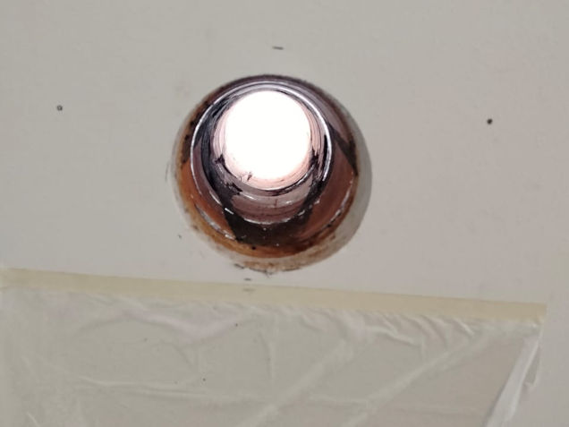 Готовое отверстие 132 мм