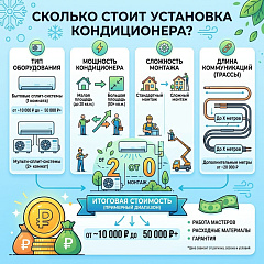 Сколько стоит установка кондиционера в Москве? Разбор прайса 2026