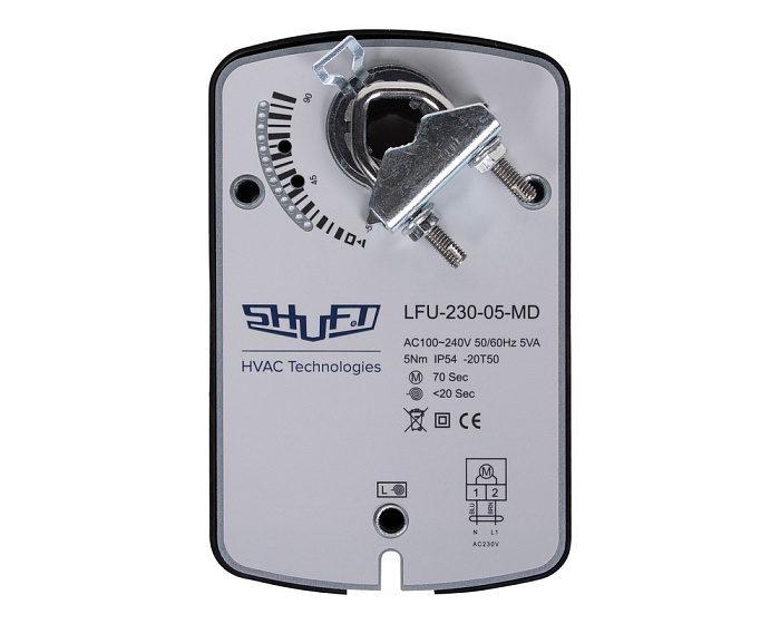 Shuft LFU-230-05-MD электропривод с возвратной пружиной