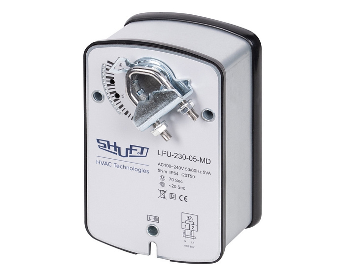 Shuft UB(24)-03T-MD электропривод с возвратной пружиной