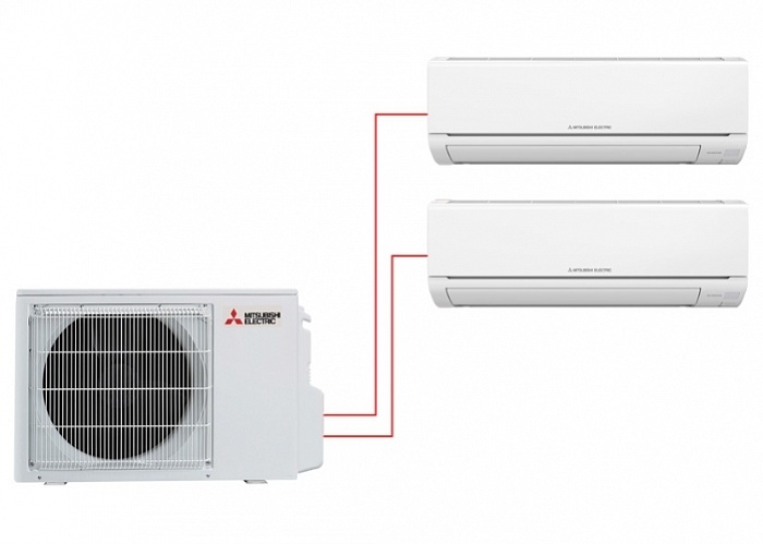 Mitsubishi Electric MSZ-HJ25VA ER1 + MSZ-HJ50VA ER1 + MXZ-3HJ50VA ER1 Мульти сплит-система