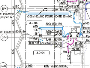 Вентиляция и кондиционирование квартиры ЖК Symphony 34