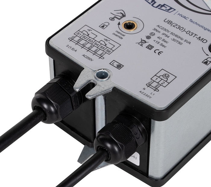 Shuft UB(230)-05T-MD электропривод с возвратной пружиной